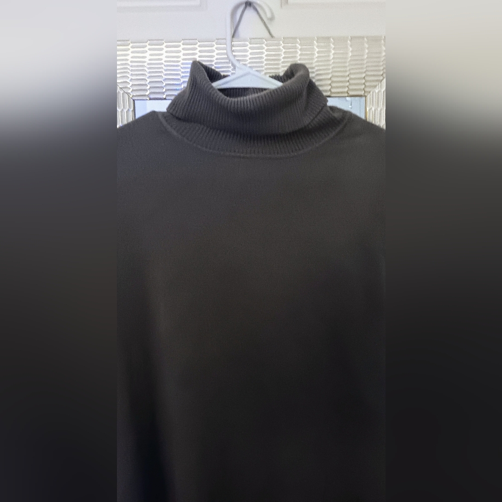 Long Sleeve Solid Turtle Neck Sweater. Classic St… - image 3